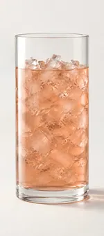 Glas med krossad is
