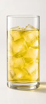 Glas med iskuber